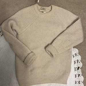 L.L Bean 100% Wool Sweater
